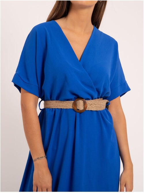 Icalest maxi-jurk en riem - Kiabi
