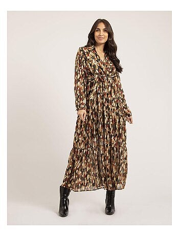 Idetta maxi-jurk met patroon