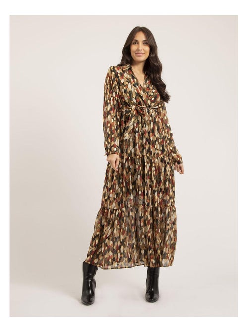 Idetta maxi-jurk met patroon - Kiabi