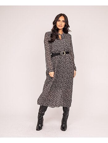 IFLOR maxi-jurk met print
