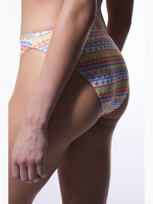 Ila omkeerbare bikinislip met hoge taille penti - Kiabi Ila omkeerbare bikinislip met hoge taille penti - Kiabi