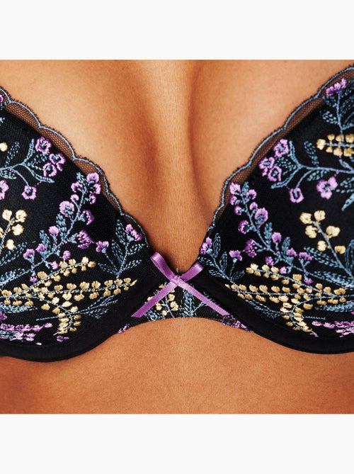 Ilona beha vergrotend push-up multikleur zwart - Kiabi