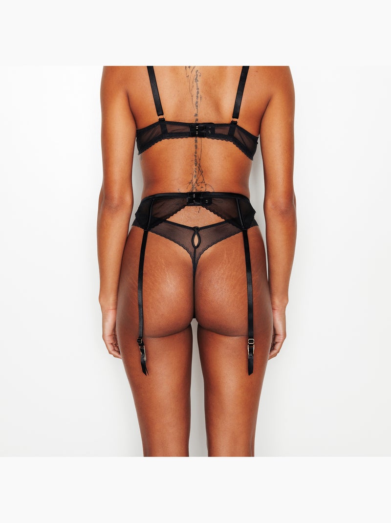 Imelda jarretelgordel multikleur zwart Zwart Multicolor - Kiabi