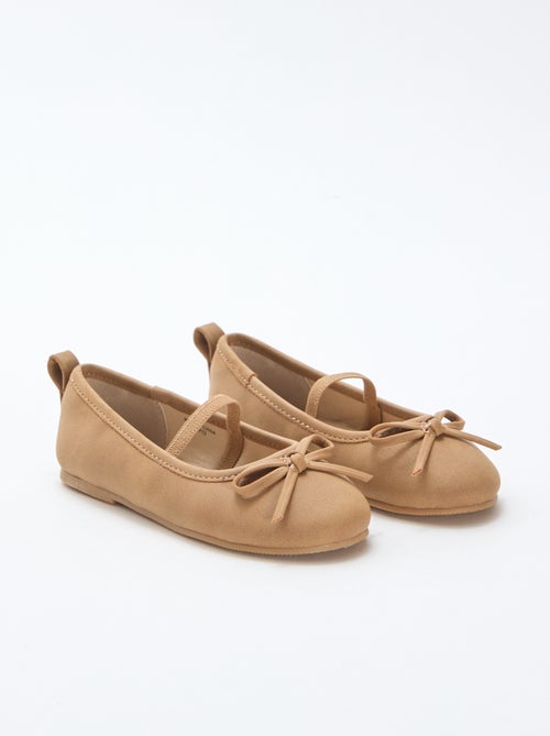 Imitatieleren ballerina's met bandje - Kiabi