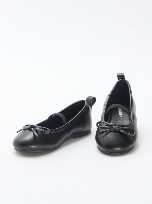 Imitatieleren ballerina's met bandje - Kiabi