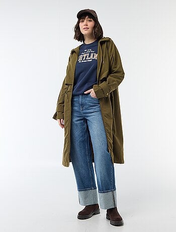 Imperméable à capuche