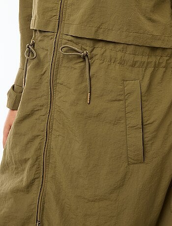 Imperméable à capuche