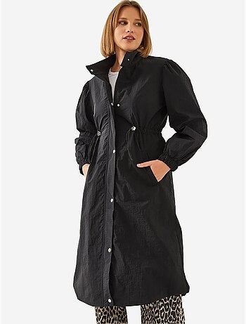 Imperméable long à taille élastique lucci