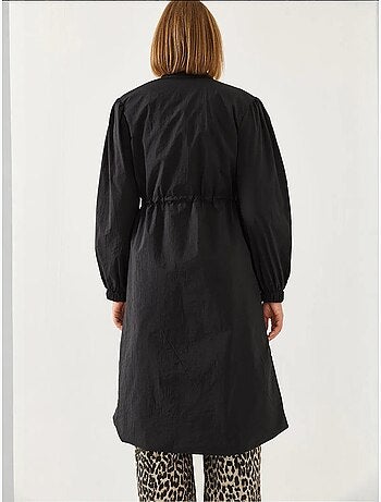 Imperméable long à taille élastique lucci