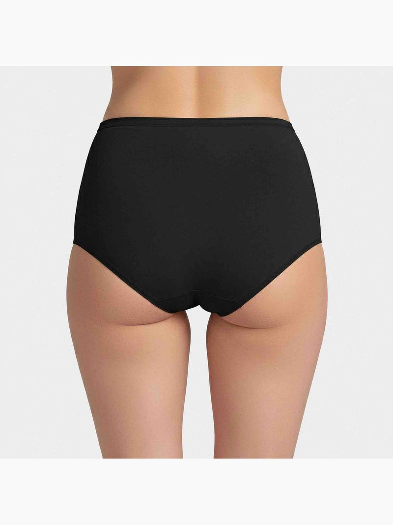 Impetus | culotte dailys taille haute lyocell pertes quotidiennes Noir - Kiabi
