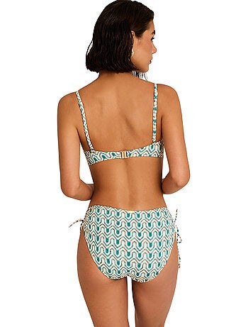 In elkaar grijpende bikinitop kaleido