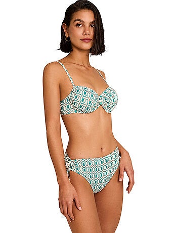 In elkaar grijpende bikinitop kaleido