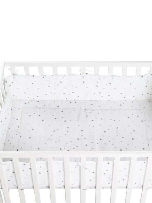 In hoogte verstelbare rechthoekige babybox + boxkleed met sterrenprint 'sternenzauber' - roba - Kiabi In hoogte verstelbare rechthoekige babybox + boxkleed met sterrenprint 'sternenzauber' - roba - Kiabi
