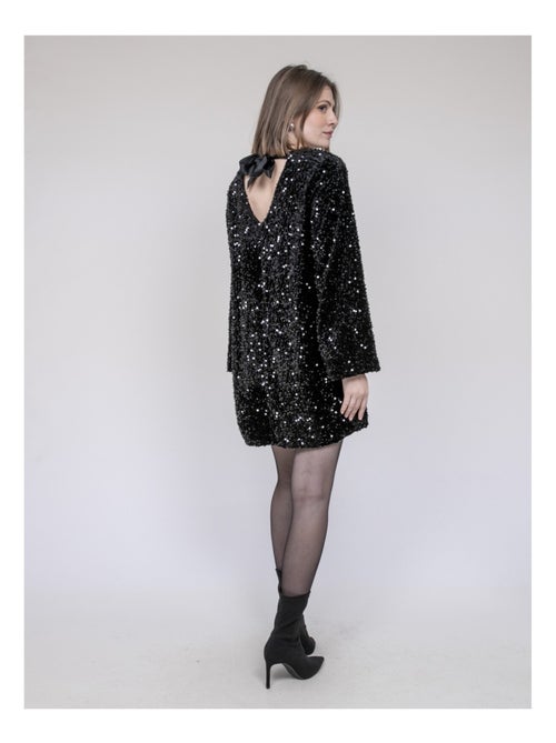 Inazoe mini-jurk met pailletten - Kiabi