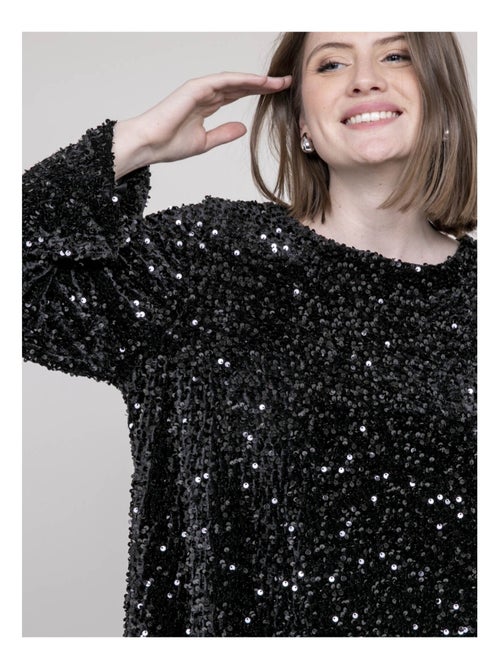 Inazoe mini-jurk met pailletten - Kiabi