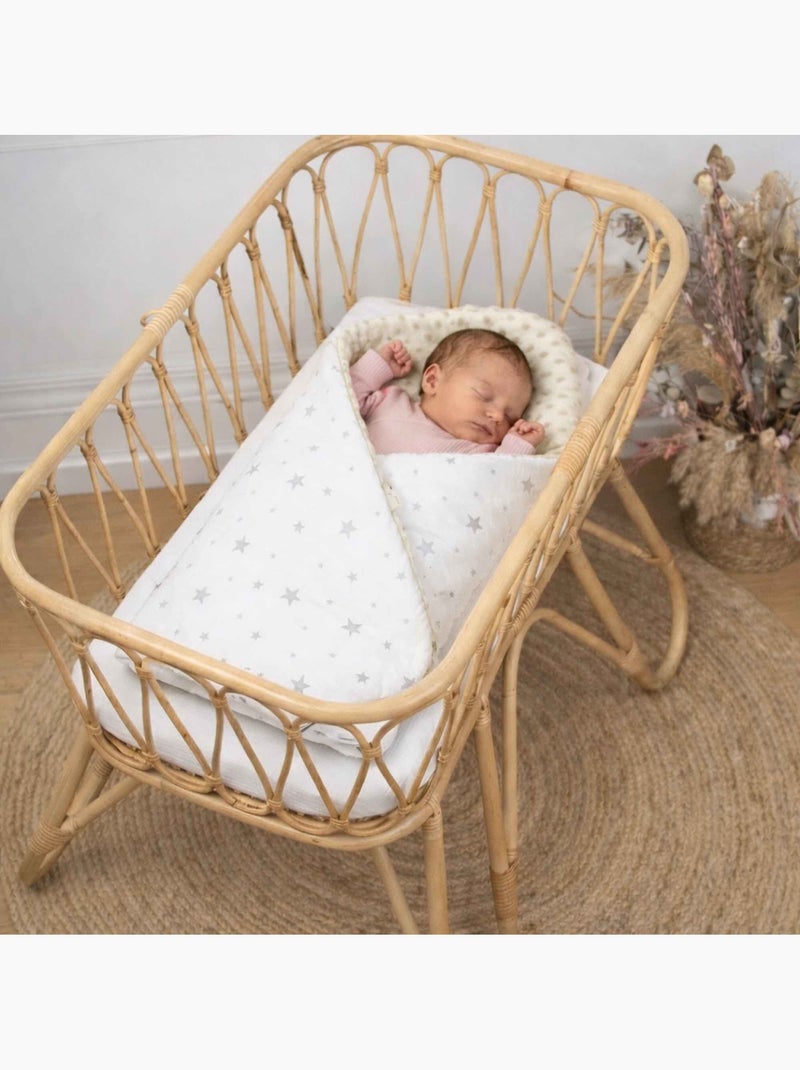 Inbakerzak voor baby van katoen Ecru - Kiabi
