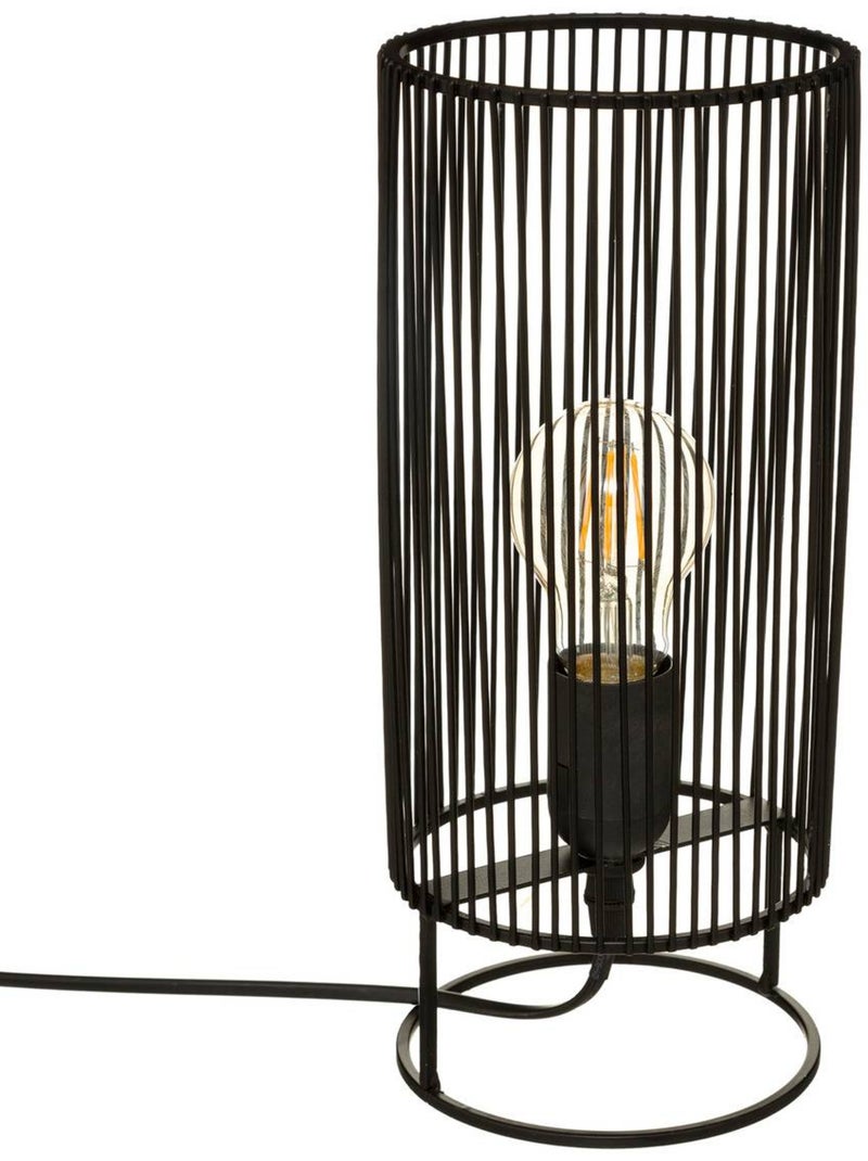Indus-stijl tafellamp Zwart - Kiabi