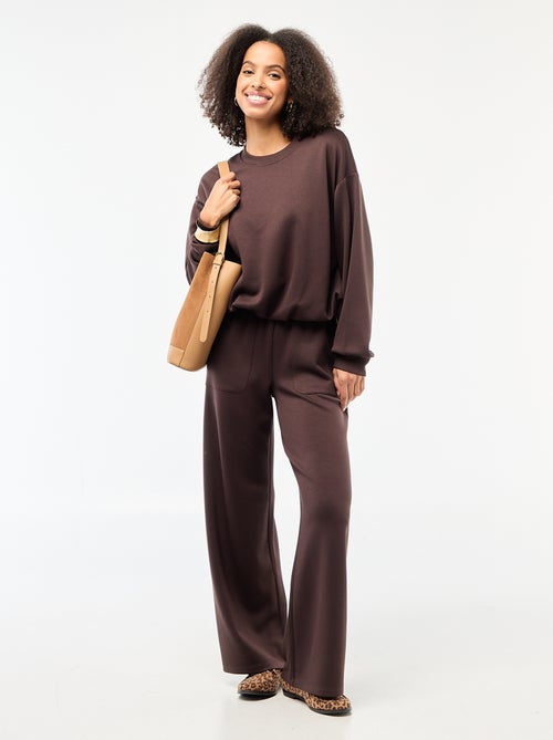 Ingekorte sweater met bollend effect - Kiabi
