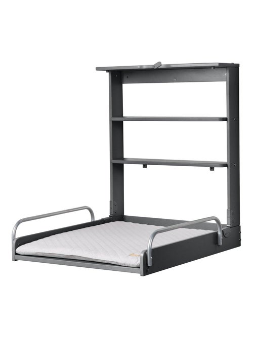 Inklapbare wandaankleedtafel + waterafstotend aankleedkussen 'Roba style' - Kiabi