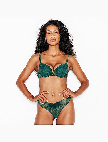 Inouie beha verstevigend push-up groen