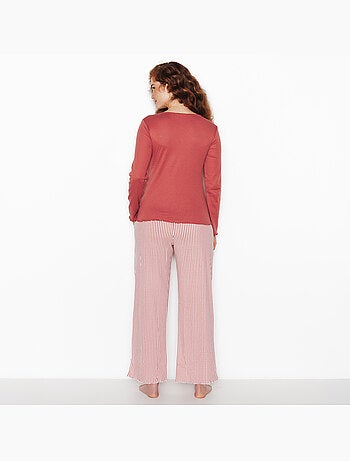 Insomnia pyjama tweestuks zwangerschap multikleur roze