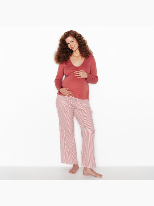 Insomnia pyjama tweestuks zwangerschap multikleur roze - Kiabi