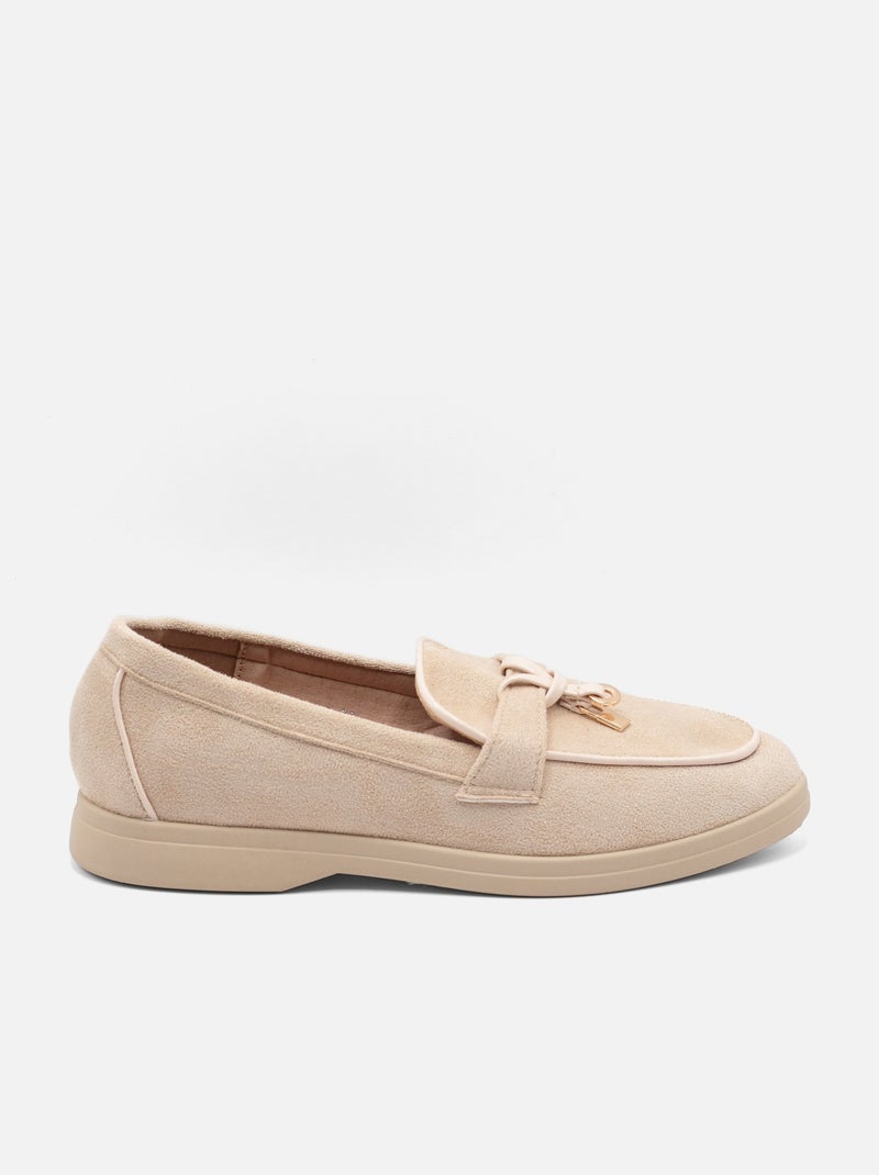 Instapmocassins Beige - Kiabi