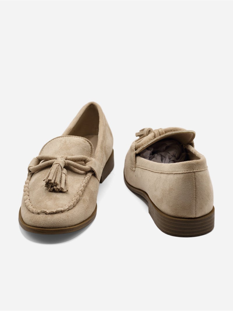 Instapmocassins Taupe - Kiabi