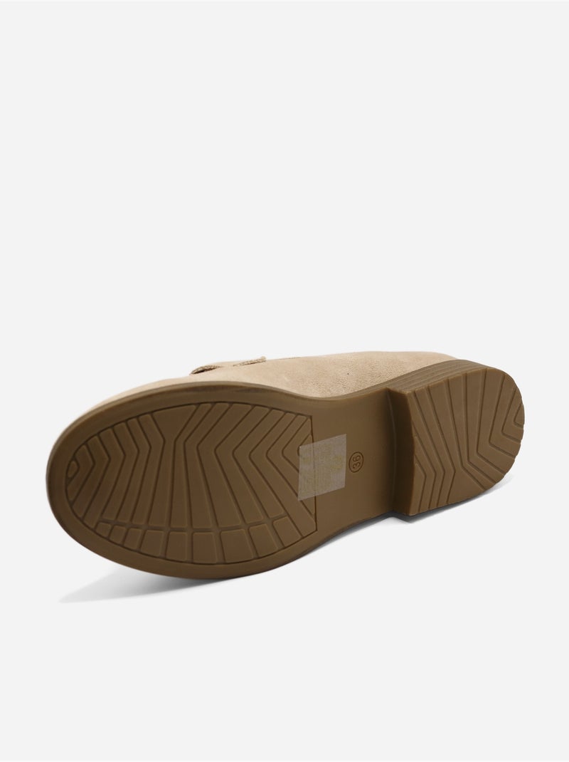Instapmocassins Taupe - Kiabi