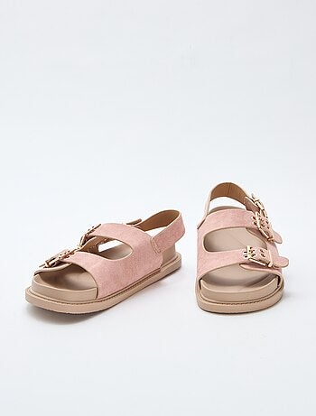 Instappers van suèdine met verstelbaar hielbandje