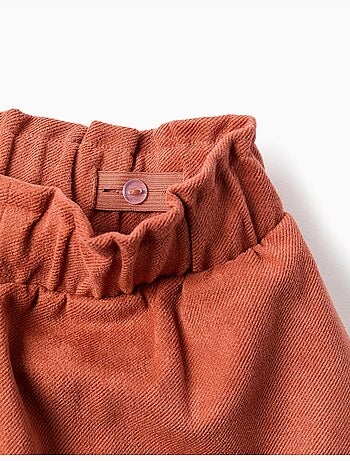 Interlock gebreide shorts met geïntegreerde riem