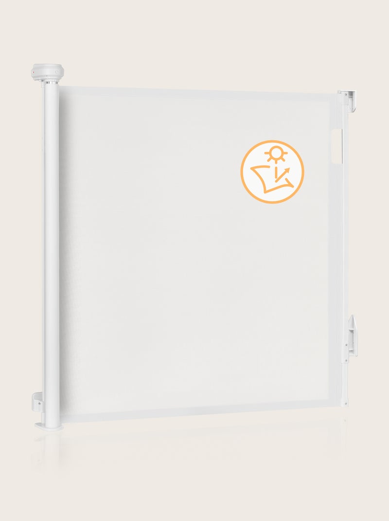 Intrekbaar veiligheidshekje – LIONELO Thea – 85 x 140 cm – Zonder drempel Wit - Kiabi