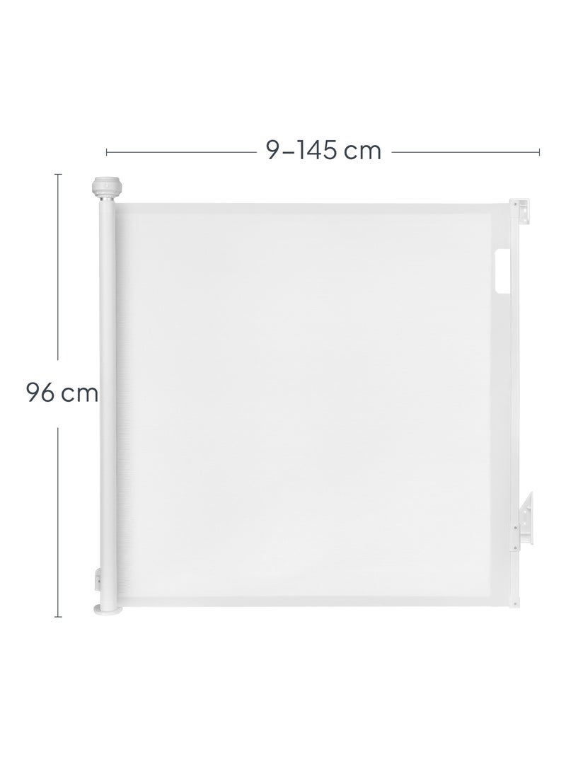 Intrekbaar veiligheidshekje – LIONELO Thea – 85 x 140 cm – Zonder drempel Wit - Kiabi