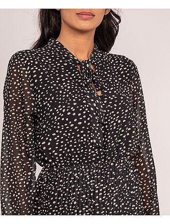 Iold maxi-jurk met patroon
