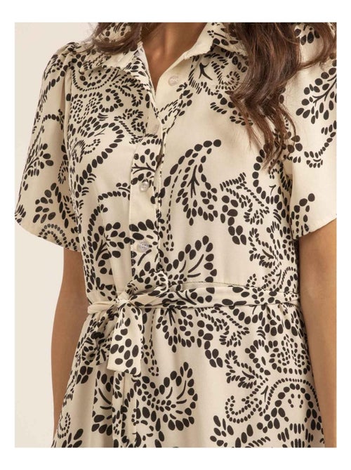 Ionela midi-jurk met patroon - Kiabi Ionela midi-jurk met patroon - Kiabi