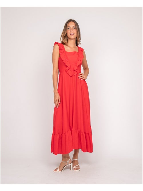Iparme lange strappy jurk - Kiabi Iparme lange strappy jurk - Kiabi