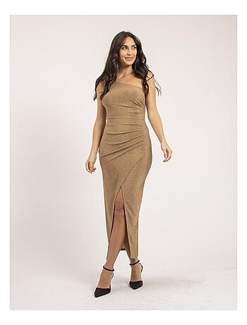 Ipolina maxi-jurk met pailletten