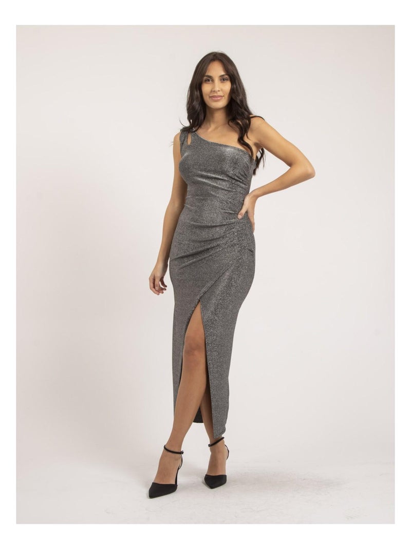 Ipolina maxi-jurk met pailletten Zilver - Kiabi