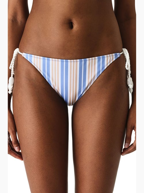 Irene gestreepte bikinislip met middelhoge taille penti - Kiabi Irene gestreepte bikinislip met middelhoge taille penti - Kiabi