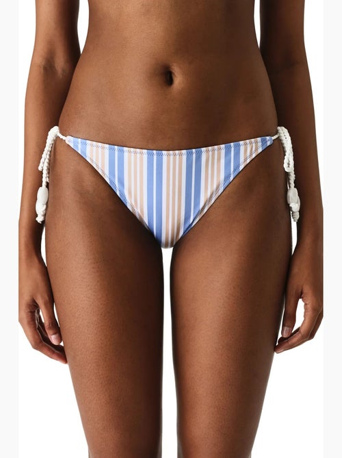 Irene gestreepte bikinislip met middelhoge taille penti - Kiabi Irene gestreepte bikinislip met middelhoge taille penti - Kiabi