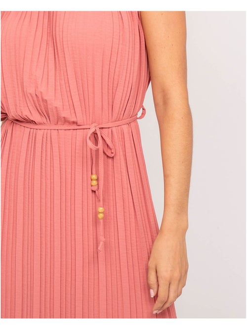 Irove geplooide midi-jurk - Kiabi