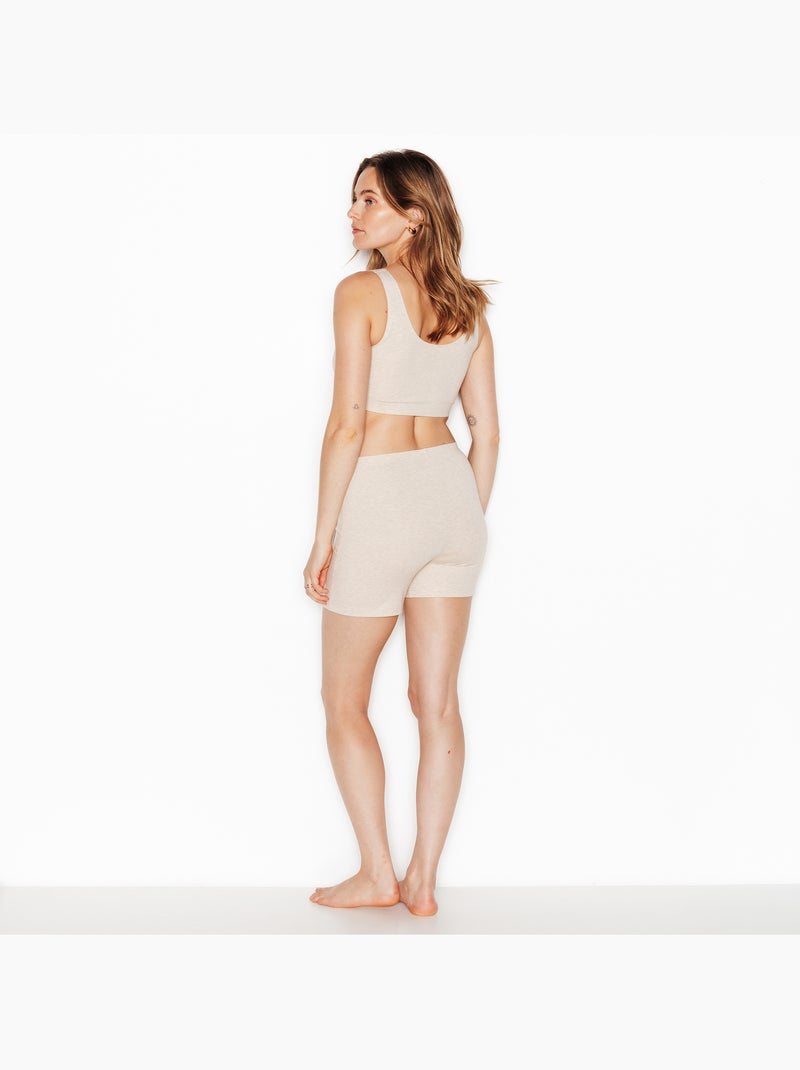 Isaac short naadloos effect antraciet Beige - Kiabi