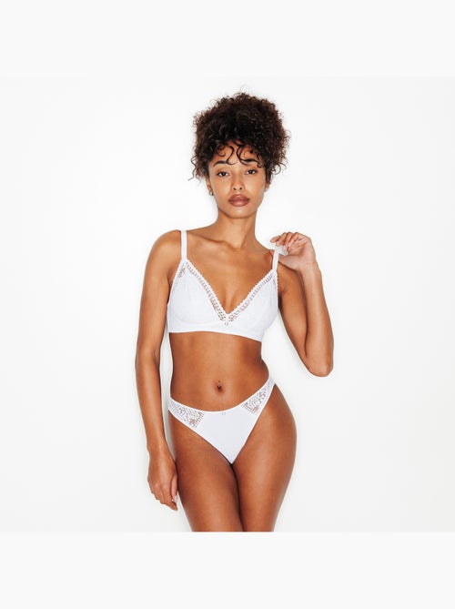 Isabelle beha zonder beugel wit - Kiabi Isabelle beha zonder beugel wit - Kiabi