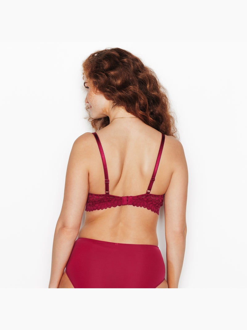 Isadora beha zonder beugel bordeaux Bordeaux - Kiabi