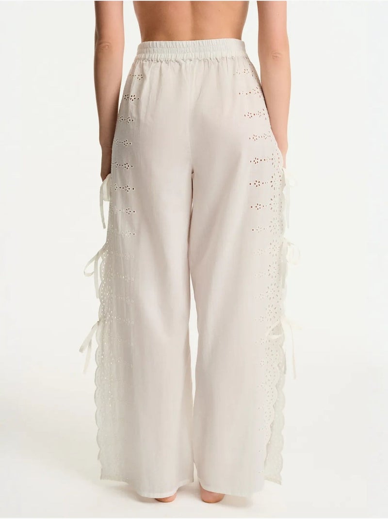 Isaline broek penti Wit - Kiabi