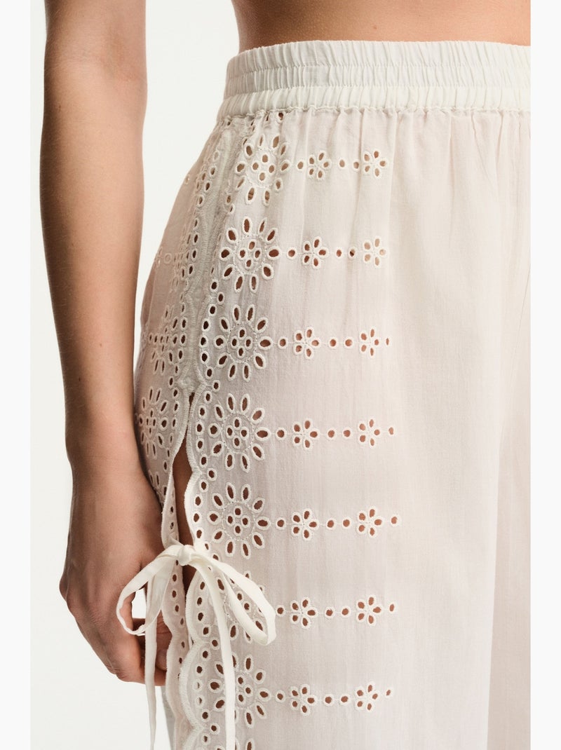 Isaline broek penti Wit - Kiabi