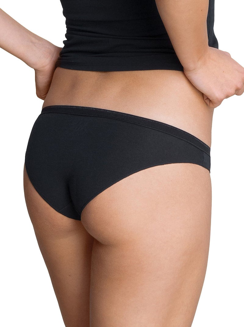 Italiaanse slip happy day cheek Zwart - Kiabi
