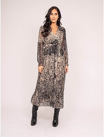 IVIK maxi-jurk met print
