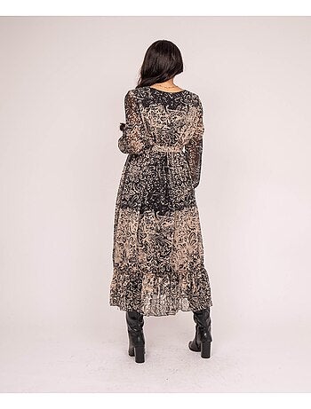 IVIK maxi-jurk met print