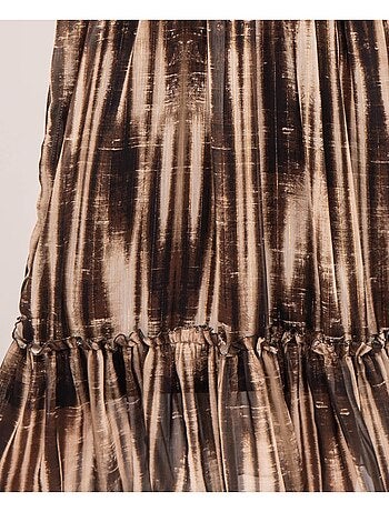IZAN maxi-jurk met print